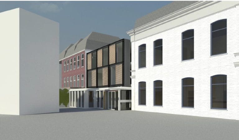 Gevelaanzicht - bestaand naast nieuw ontwerp - Studio MINOV